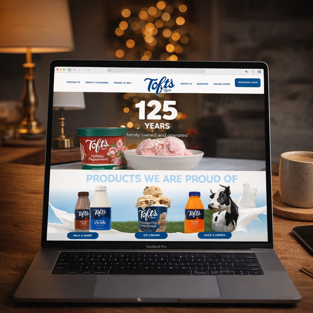 Toft Dairy Website — Launching June 2026